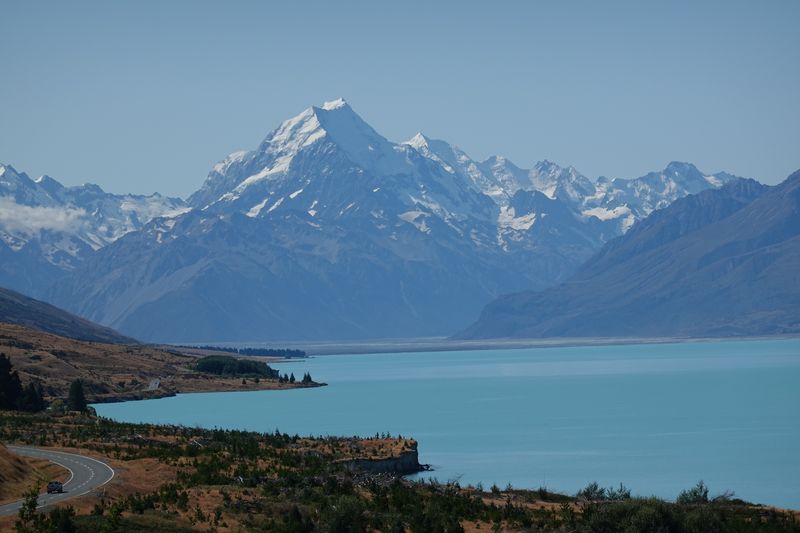 Fahrt zum Mount Cook (Aoraki)