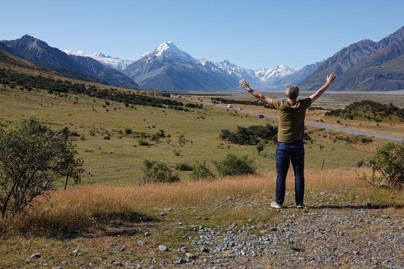 Fahrt zum Mount Cook (Aoraki)