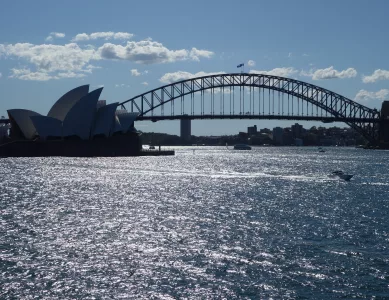 Ankunft in Australien