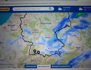 Schlechte Wetterprognose