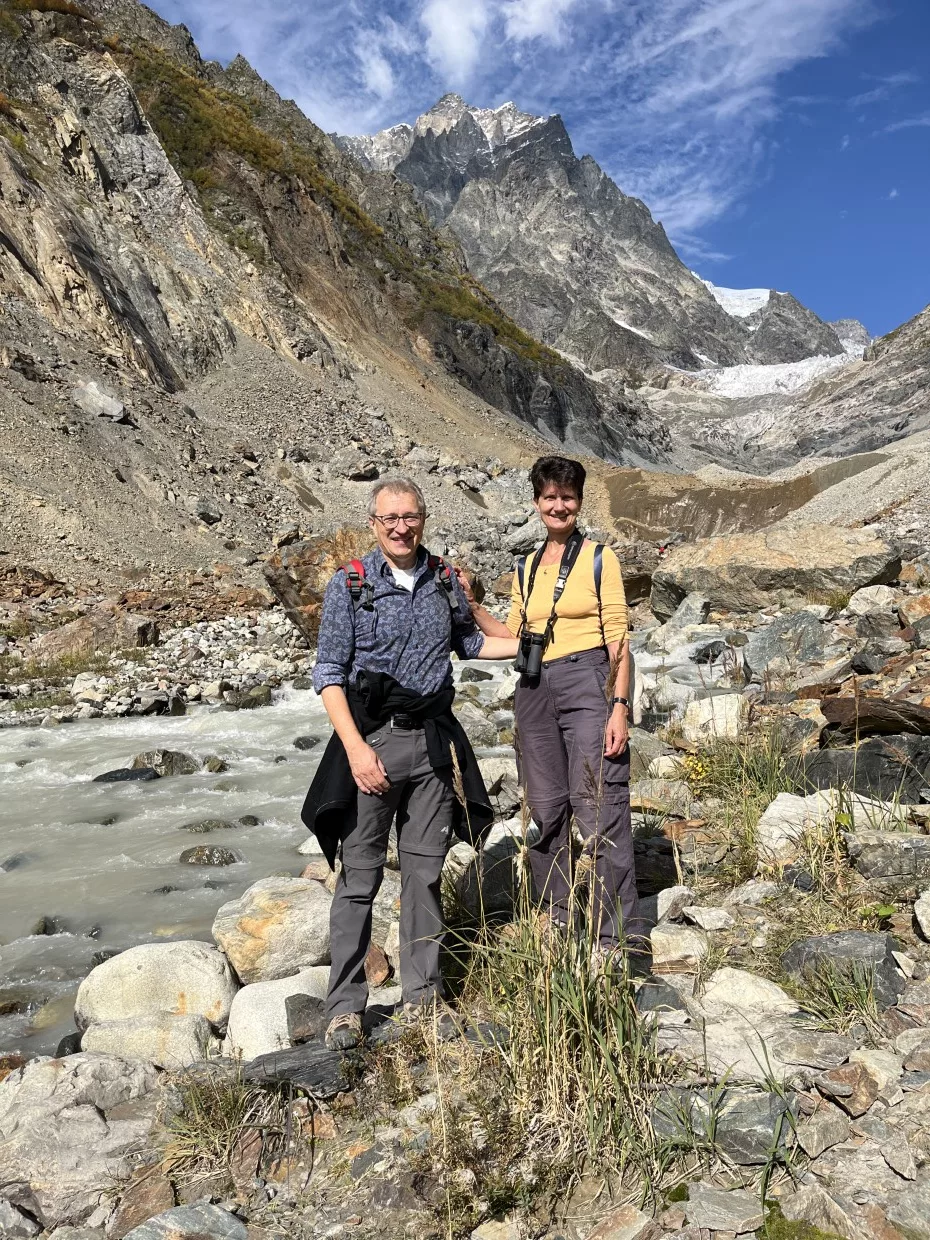 Chalaadi-Gletscher Weg