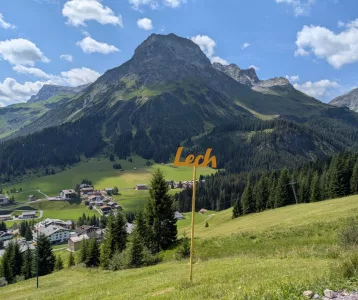 Abschied von Lech am Arlberg