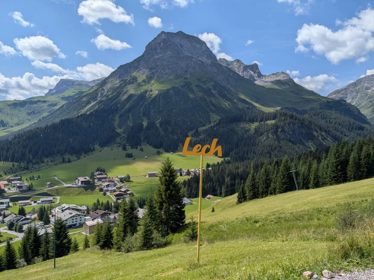 Abschied von Lech am Arlberg